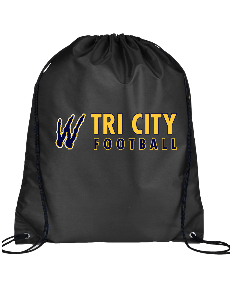 Tri City Wolverines Football Basic - Drawstring Bag