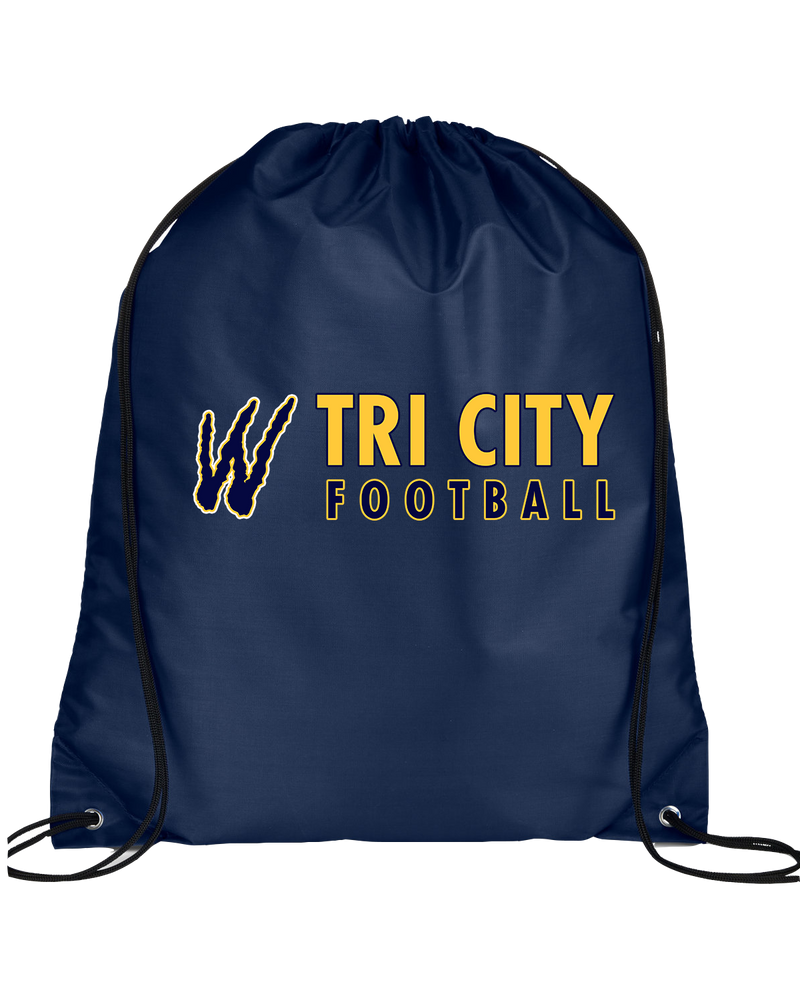 Tri City Wolverines Football Basic - Drawstring Bag