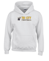 Tri City Wolverines Football Basic - Cotton Hoodie