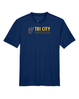 Tri City Wolverines Football Basic - Youth Performance T-Shirt