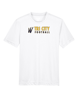 Tri City Wolverines Football Basic - Youth Performance T-Shirt