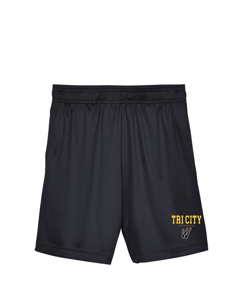 Tri City Wolverines Football Block - Youth Short