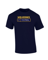 Tri City Wolverines Football Pennant - Cotton T-Shirt
