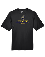 Tri City Wolverines Football Split - Performance T-Shirt