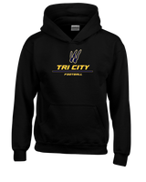 Tri City Wolverines Football Split - Cotton Hoodie