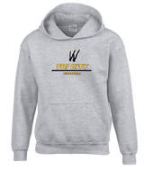 Tri City Wolverines Football Split - Cotton Hoodie