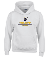 Tri City Wolverines Football Split - Cotton Hoodie