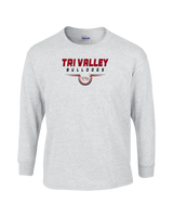 Tri Valley HS Football Design - Cotton Longsleeve