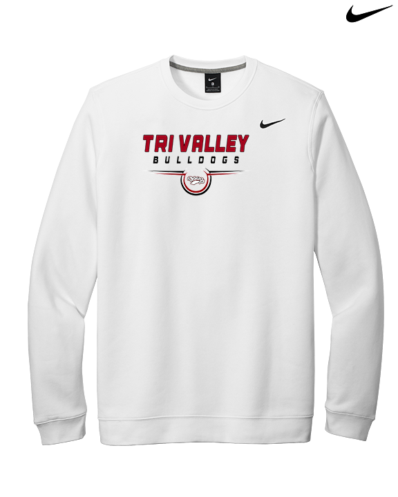 Tri Valley HS Football Design - Mens Nike Crewneck