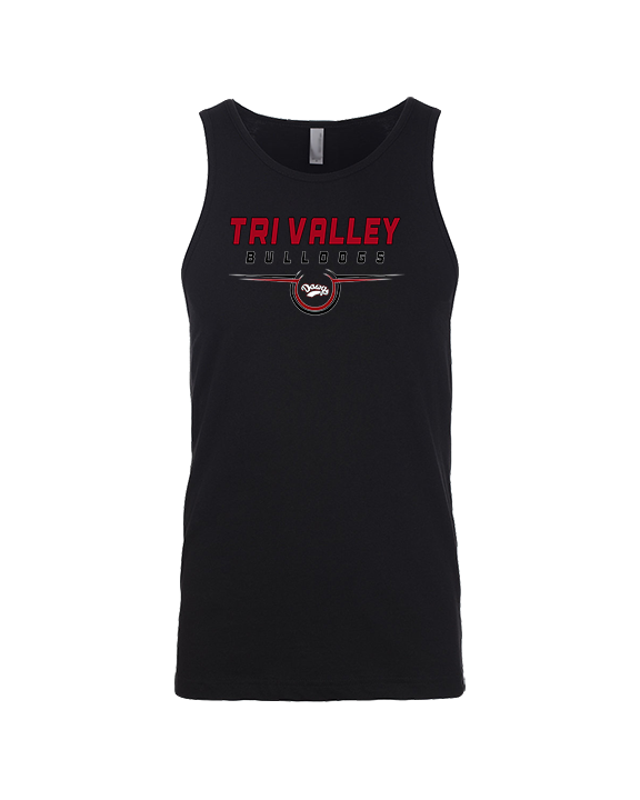 Tri Valley HS Football Design - Tank Top
