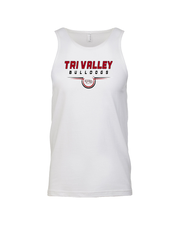 Tri Valley HS Football Design - Tank Top