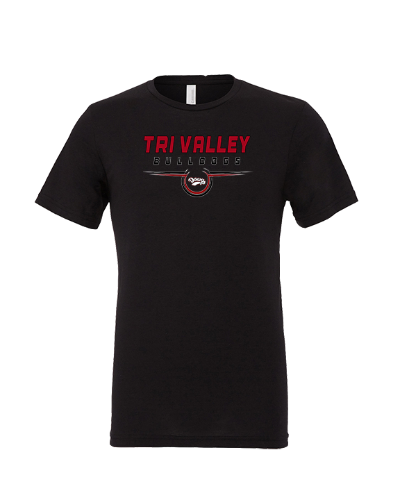 Tri Valley HS Football Design - Tri-Blend Shirt