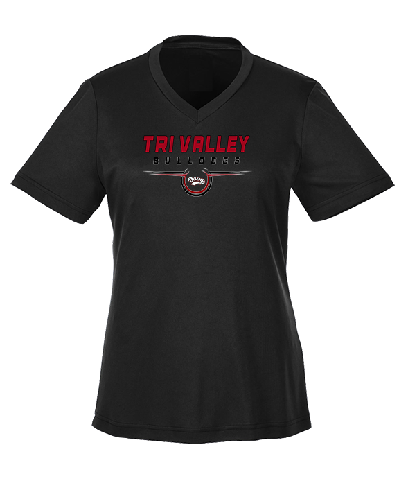 Tri Valley HS Football Design - Womens Performance Shirt