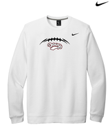 Tri Valley HS Football Laces - Mens Nike Crewneck