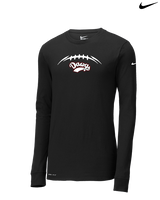 Tri Valley HS Football Laces - Mens Nike Longsleeve