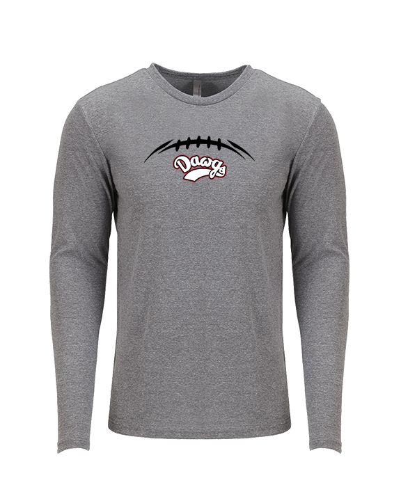 Tri Valley HS Football Laces - Tri - Blend Long Sleeve