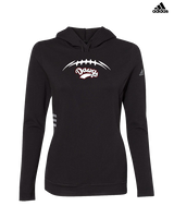 Tri Valley HS Football Laces - Womens Adidas Hoodie