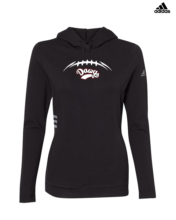 Tri Valley HS Football Laces - Womens Adidas Hoodie