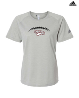 Tri Valley HS Football Laces - Womens Adidas Performance Shirt