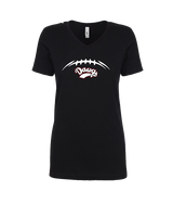 Tri Valley HS Football Laces - Womens Vneck
