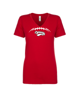 Tri Valley HS Football Laces - Womens Vneck