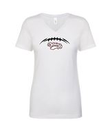 Tri Valley HS Football Laces - Womens Vneck