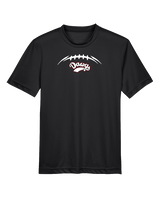 Tri Valley HS Football Laces - Youth Performance Shirt