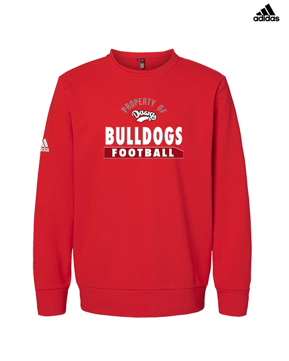Tri Valley HS Football Property - Mens Adidas Crewneck