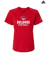 Tri Valley HS Football Property - Womens Adidas Performance Shirt
