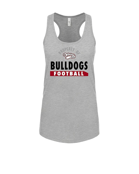 Tri Valley HS Football Property - Womens Tank Top