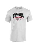 Tri Valley HS Football School Football - Cotton T-Shirt