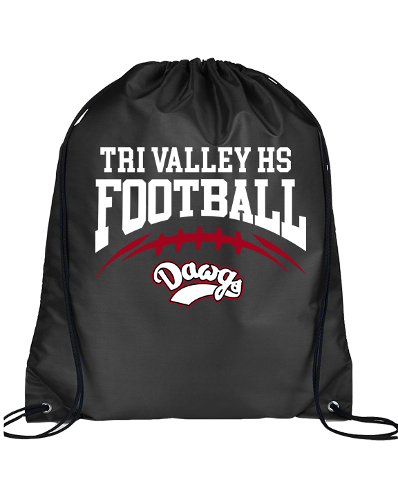 Tri Valley HS Football School Football - Drawstring Bag