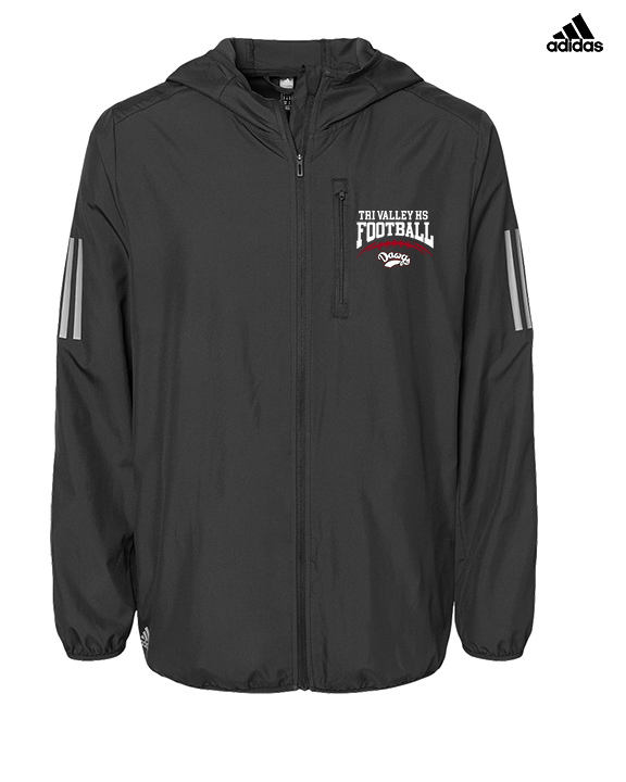 Tri Valley HS Football School Football - Mens Adidas Full Zip Jacket