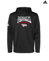 Tri Valley HS Football School Football - Mens Adidas Hoodie