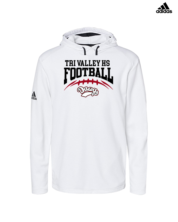 Tri Valley HS Football School Football - Mens Adidas Hoodie