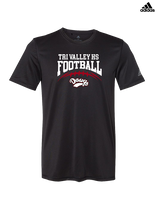 Tri Valley HS Football School Football - Mens Adidas Performance Shirt