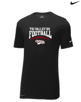 Tri Valley HS Football School Football - Mens Nike Cotton Poly Tee