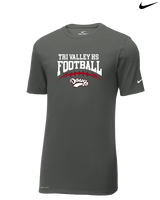 Tri Valley HS Football School Football - Mens Nike Cotton Poly Tee