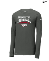 Tri Valley HS Football School Football - Mens Nike Longsleeve