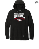 Tri Valley HS Football School Football - New Era Tri-Blend Hoodie