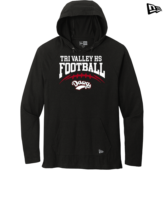Tri Valley HS Football School Football - New Era Tri-Blend Hoodie