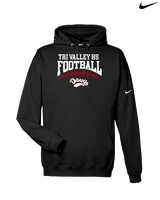 Tri Valley HS Football School Football - Nike Club Fleece Hoodie