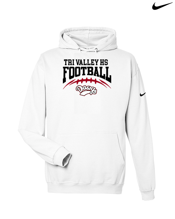 Tri Valley HS Football School Football - Nike Club Fleece Hoodie