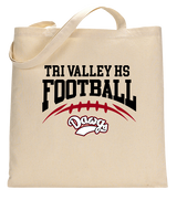 Tri Valley HS Football School Football - Tote
