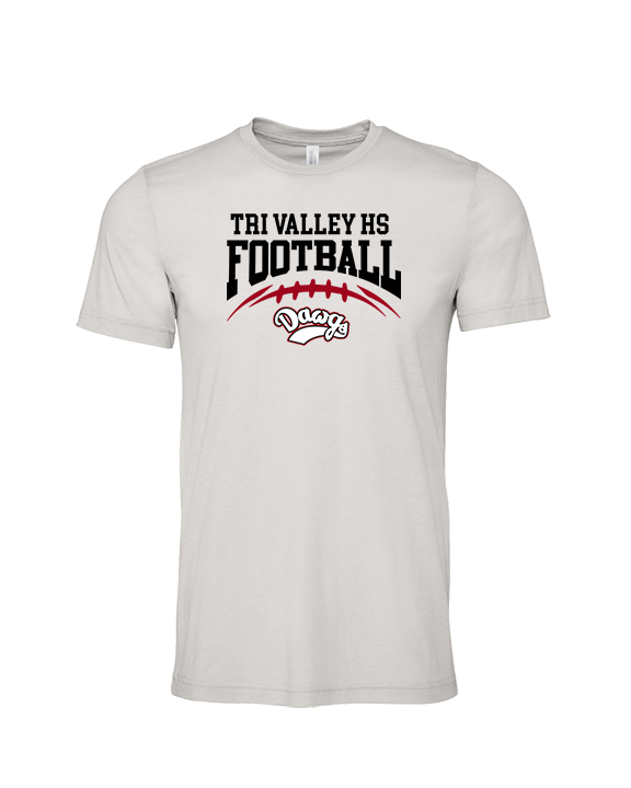Tri Valley HS Football School Football - Tri-Blend Shirt