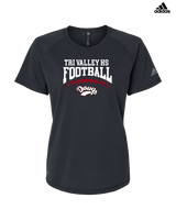 Tri Valley HS Football School Football - Womens Adidas Performance Shirt