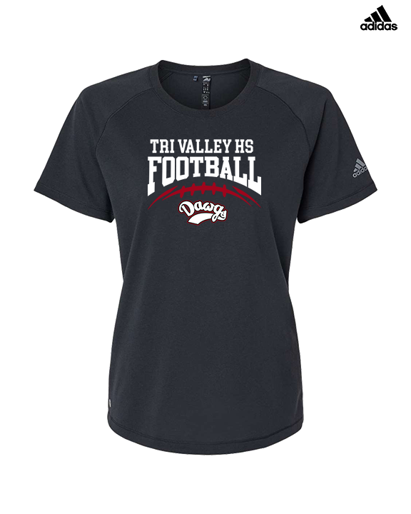 Tri Valley HS Football School Football - Womens Adidas Performance Shirt
