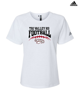 Tri Valley HS Football School Football - Womens Adidas Performance Shirt