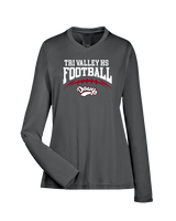 Tri Valley HS Football School Football - Womens Performance Longsleeve