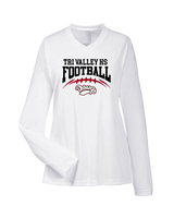 Tri Valley HS Football School Football - Womens Performance Longsleeve